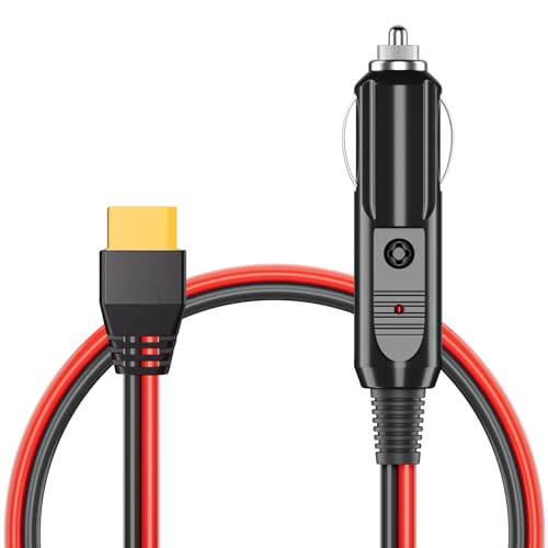 AFERIY 1M シガーから XT90 ポート 12V 24V 車載シガーソケット充電ケーブル 自動車より AF-P110/AF-P210/AF-P310 ポータブル電源1200Pro/2400/3600充電用