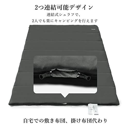 Naturehike公式ショップ 寝袋 シュラフ 封筒型 春夏秋用 1人用 連結可能 快適温度13℃ コンパクト 軽量 保温 アウトドア キャンプ 登山 車中泊 防災用 室内用 丸洗い可能 収納袋付き historia-10003089 Historia 楽天市場店 サンプル画像3