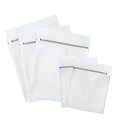 OCENYU 洗濯ネット セット 角型 5枚L:60*50cm*1 M:50*40cm*2 S:40*30cm*2 ランドリーネット 抗菌 ハニカム構造メッシュ 細かい網目 丈夫 耐久性 コート セーター T-シャツ ブラジャーなど適用 ランドリーネット 型崩れ防止 ホワイト