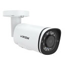 H.View 防犯カメラ 4K 赤外線 防犯カメラ監視カメラ 800万画素 固定2.8mmレンズ 4K 8MP POE給電カメラ 赤外線LED搭載 動体検知機能付き 内蔵オーディオ IP67防水防塵 暗視撮影30M 遠隔監視可能 poe監視カメラ 屋外(HV-E800A)