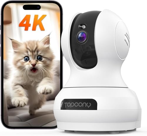 4K 800万最高画素・2.4と5GhzWiFi対応・自動追尾ペットカメラ 見守りカメラ 室内防犯カメラ 留守番 360..