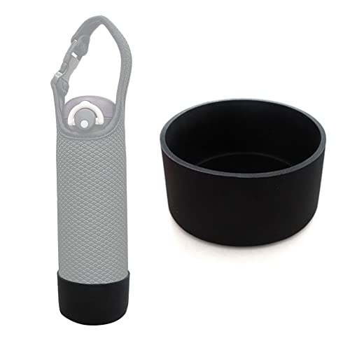 Futakuchi 水筒カバー 底 補強 水筒ポーチ 破損 修復 ペットボトル カバー 底抜け 予防 350ml 500ml 600ml カバー用 ハンディポーチ 用 底 耐摩耗 シリコン素材