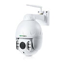 防犯カメラ 屋外 監視カメラ 2.4Ghz/5Ghz wifi ワイヤレス 500万画素 AI人体検知機能 PTZ機能 5倍光学ズーム パンチルト IP66防水 双方向音声通信 動体検知 警報通知 遠隔監視 24時間録画 夜間カラー撮影 ONVIF NVR対応 SV3C