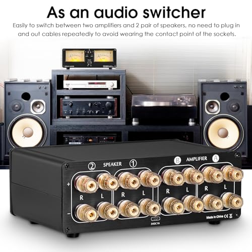 Douk Audio VU3 デュアル アナログ VU メーター, 2 ウェイ アンプ/スピーカー スイッチ, DB パネルディスプレイ オーディオ スイッチャー ボックス historia-10004299 Historia 楽天市場店 サンプル画像3