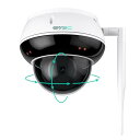 SV3C 防犯カメラ 屋外 ワイヤレス 500万画素 ワイヤレス AI人検知 IP66防水 2.4g/5g対応 スマホ/パソコン対応 Camhipro対応 HiP2P対応ドーム型 NVR対応
