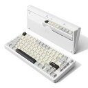 ATTACK SHARK X86 ゲーミングキーボード ワイヤレスキーボード キーボード bluetooth ワイヤレス 無線 リニア カスタマイズリニア抹茶スイッチ ガスケットマウント CNC ナノオイルスプレー加工 アルミニウム素材使用 PBTキーキャップ ホットスワップ