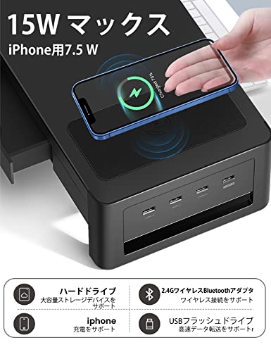 15.6インチポータブルモニター、ラップトップモニタートラベルゲームモニター、HDRFHDプラグアンドプレイデュアルスピーカー、PC、タブレット、Mac、Switch、Xbox、PS3/4/5用の外部スクリーン