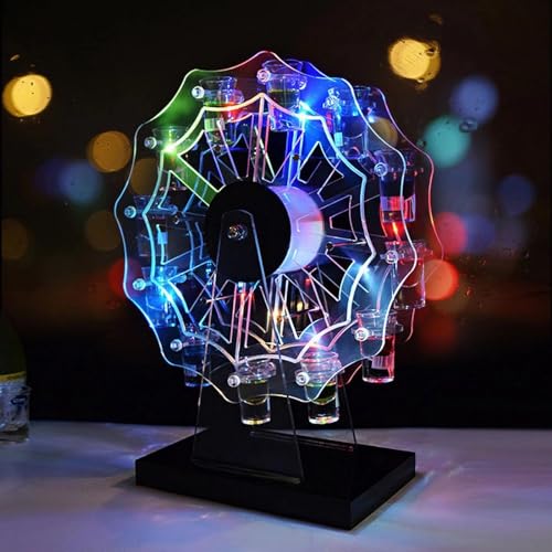 テキーラ観覧車 LED酒ボトルの表示