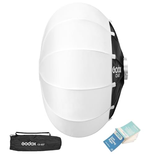 GODOX CS-65T ランタンソフトボックス 65cm 丸型 灯篭型 円形ソフトボックス ワン...