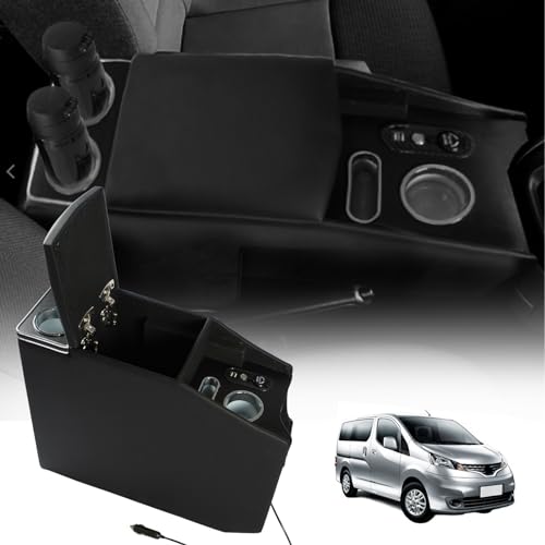 YESHMA コンソールボックス NV200 バネット アームレスト 日産適用 バン ワゴン GX/VX/DX NV200 VANETT..