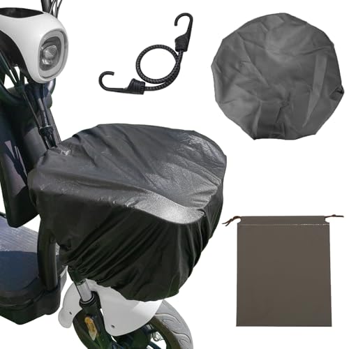 SODOI 自転車カゴカバー 4in1セット 防水 前後兼用 大容量 取り付け簡単 サドルカバー ストレッチコー..