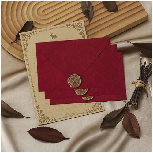 レターセット 手紙 封筒3枚+便箋10枚+切手3枚ヴィンテージレターセット 手紙セット 便箋と封筒 レトロ..