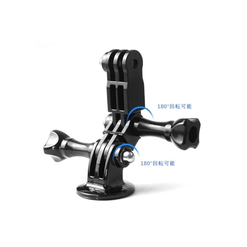 JINGCHEN アクションカメラ用 三脚マウントアダプター 延長アダプター gopro 延長アーム ネジ付き GoPro全般のカメラ及びDJI Osmo Actionに対応カメラ アクセサリー (同方向)