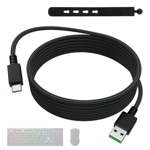 Type-C ワイヤレス キーボード充電ケーブル コード、Razer BlackWidow V3 Pro、Deathstalker V2 Pro、H..