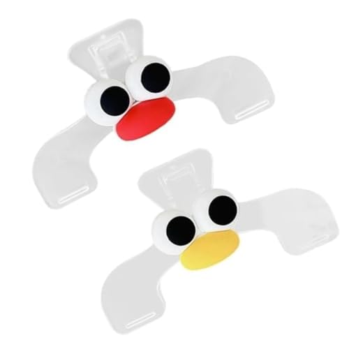 Itisyou 本 クリップ 教科書クリップ ブッククリップ 可愛い たらこ唇 目玉クリップ 透明 大 強力 クリ..