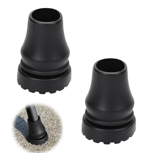 PAVIKE 杖先ゴム 19mm 2枚組 杖先替えゴム 杖先 交換用 杖ゴム 杖用アクセサリ 先端キャップ 歩行ステ..