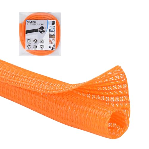 AiQInu ケーブル スリーブ 全長3M 内径13mm 配線 コード 隠し DIY切断可能 配線隠し 絶縁 防塵 耐高温 ..