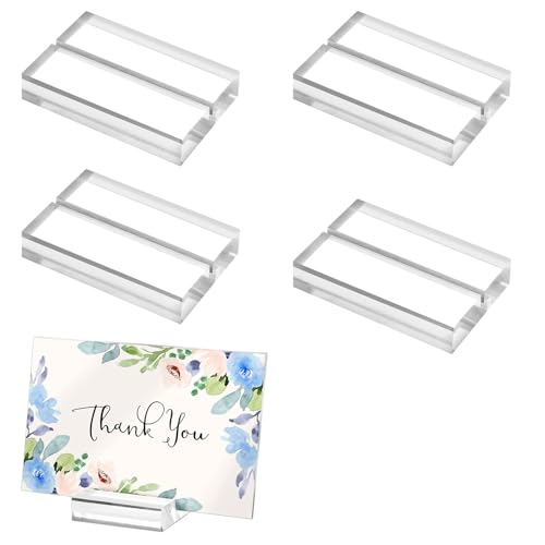 ChasCoCoカードスタンド アクリル メモスタンド 4個入り プライス カード スタンドカードスタンド カー..