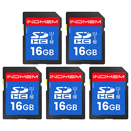 INDMEM SD 16GB 5祻åSDHC ꡼ UHS-I U1 Class10 ® Full HD ӥǥ 