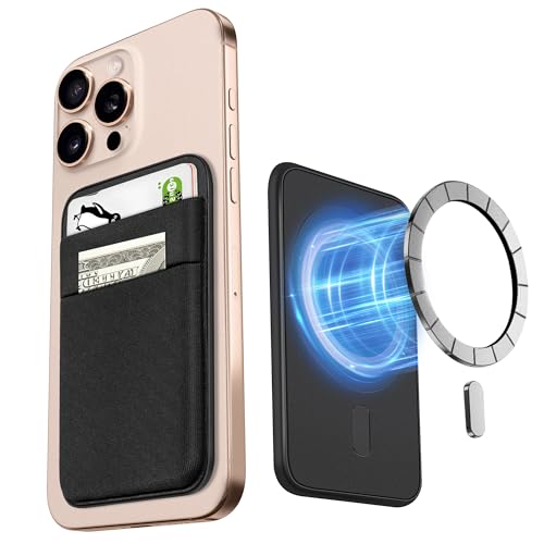 [SHANSHUI] 磁力改善 magsafe スマホカードケース マグネット スマホカードウォレット SUICA ICカード ..