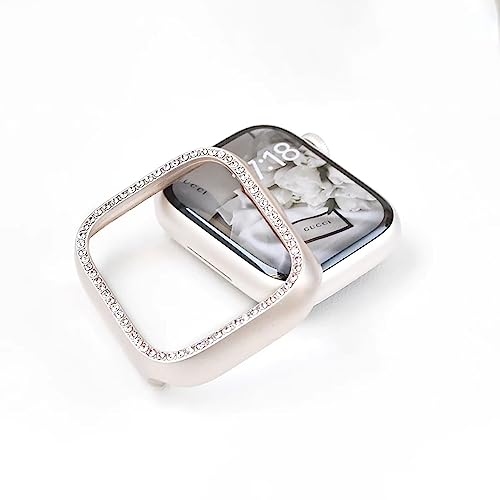 2枚入りApple Watchケース 40mm アップルウォッチ カバー キラキラ アップルウォッチ フレームカバー 超簿軽量 装着簡単 PC材質 Apple Watch series6/SE/5/4 保護バンパー