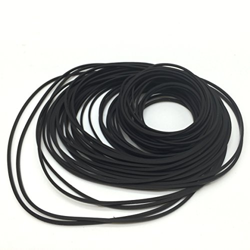 イマイ電機 ゴムベルト Oリング セット 修理 交換 用 (1セット) (ブラック) (30本+α) (1.1~1.6mm) (オ..