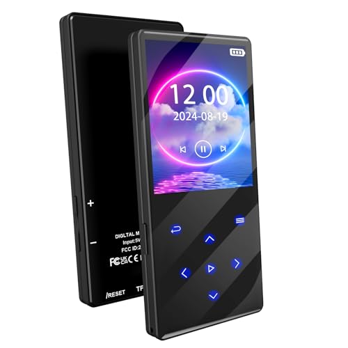 mp3プレーヤー 64GB 大容量 128GBまで拡張可能 音楽プレイヤー mp3 bluetooth5.0 タッチスクリーン HIF..