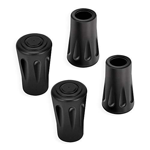 トレッキングポール キャップ 4個セット 交換用 ラバーキャップ ストック キャップ ゴム 取り替え用 ス..