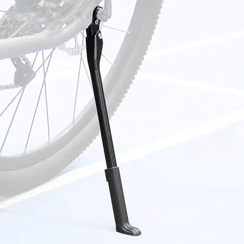 自転車キックスタンド 自転車用スタンド バイクサイドスタンド 34~40cm長さ調節可能 超軽量 アルミニウ..