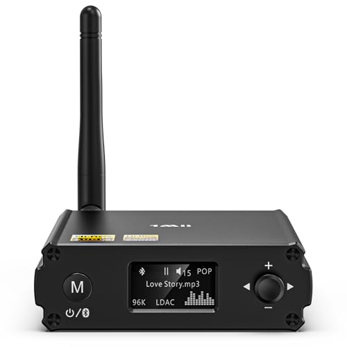 1Mii DS220 Bluetooth 5.1 レシーバー LDAC Hi-Res認証 スピーカー用ブルートゥース受信機 オーディオ..