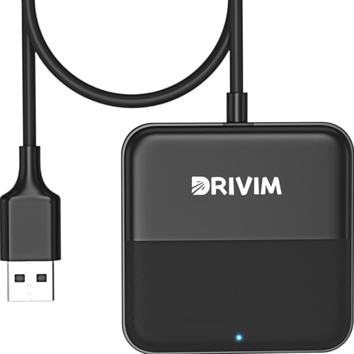 DRIVIM Car TV Mate カーテレビメイト HDMI マルチメディア アダプター 有線CarPlay 搭載車両専用 ゲーム機 TVスティック TV ボックス 地デジチューナー スクリーンキャスター DVD など接続可能 USB Type-C 交換アダプタ付き iPhone対応
