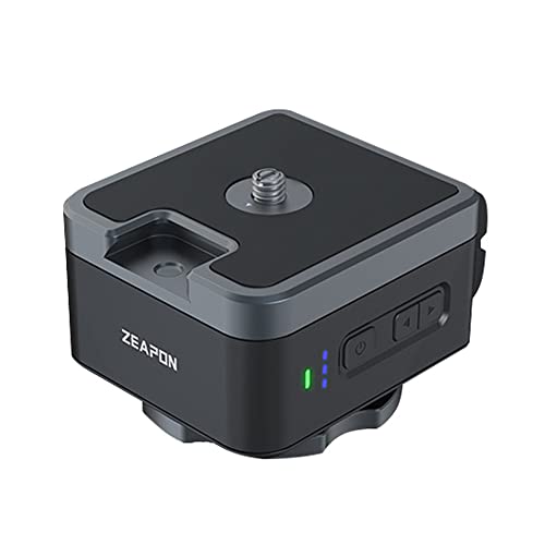ZEAPON PONS PS-E1 電動 パンヘッド 最大50kgの水平荷重 単軸二軸リンケージ パノラマパンチルトヘッド..
