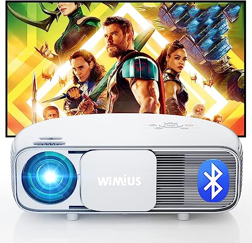 WiMiUS s4プロジェクター 高輝度600ANSIルーメン 5G&2.4GBluetooth 4K対応 1080PフルHD ホームシアター..