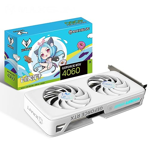 maxsun GeForce RTX 4060 iCraft OC Ltd Edition グラフィックボード 8GB GDDR6 (PCIe 4.0, DLSS 3.5, ..