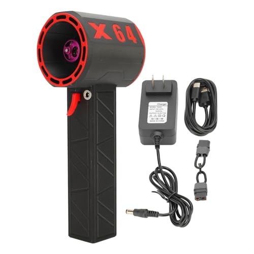 ジェットブロワー 可変速 ターボファン 64mmブラシレスモーター 1400g送風力 キーロック解除 庭掃除 キ..