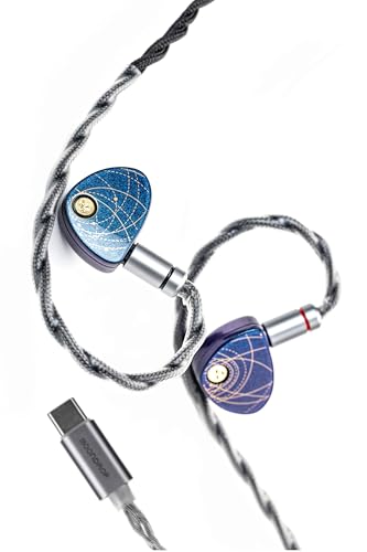 水月雨 Moondrop 星光 ‐ Star Light USB-C Type-C カナル型 イヤホン HiFi 有線 交換可能リケーブル 4...