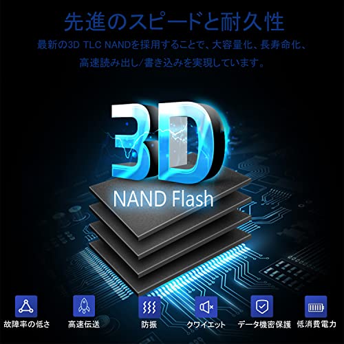 Dogfish M.2 SATA SSD 2280 4TB NGFF 3D NAND TLC 高性能内蔵 SSD 最大読込560MB/s, PC、ノートPCに使用, 含む 128GB 256GB 512GB 1TB 2TB 4TBM.2 2280 4TB - Image 3