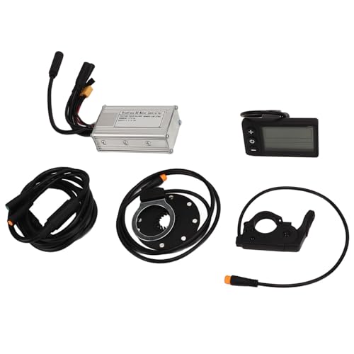 自転車 電動化キット, 電動アシスト 後付け キット, DC24V 36V 48V 17A 3モードブラシレスコントローラー付き 電動自転車用