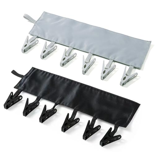 SensaBliss 物干しハンガー 折りたたみハンガー 2個セット 洗濯ピンチ ピンチハンガー 旅行 便利グ..