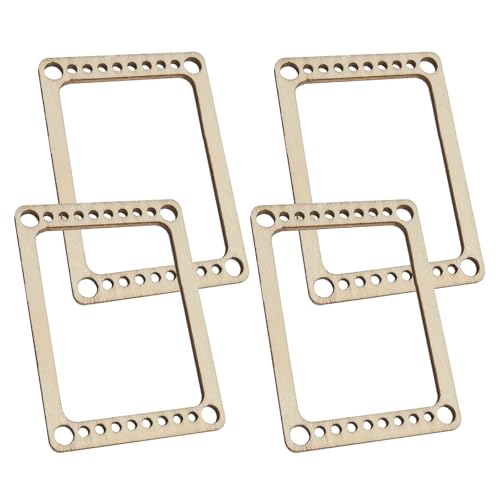 TVETE ミニ織りボード 織り板 かぎ針編み織機4個入り手織りパネル 毛糸の編み物用ボード ニットのポン..