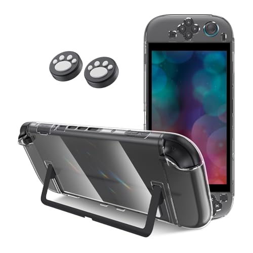 Switch 2 クリアケース ドック対応 分体式設計 Switch 2 保護カバー PC材質 着脱簡単 黄ばみなし 軽量 全面保護 耐衝撃 傷防止 swit ch 2 モデル 2025対応 （クリスタル・クリア）