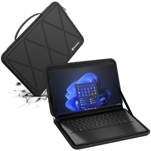 Smatree M51 13インチ ハード保護 ノートPCスリーブケース Lenovo ThinkPad X1 Titanium Yoga 2 in 1 HP Dragonfly Folio G3 Notebook 対応 ノートパソコンケース PCバッグ 全方位耐衝撃 撥水加工 通勤 通学 就活(X8245)