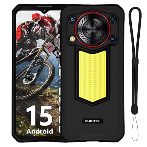 Rakuten - For OUKITEL WP53/WP53 Pro ケース ブラック YILLIONS 指紋防止 TPU素材 黄変防止 耐衝撃 軽·薄型 保護カバー スマホケース 傷つけ防止 OUKITEL WP53/WP53 Pro カバー ケース (ブラック)