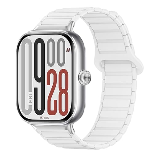 Rakuten - [Asvufeyy] バンド for シャオミ(Xiaomi) スマートウォッチ Redmi Watch 6/Watch 5/4用 磁気シリコンバンド 交換ベルト 防水ストラップ Xiaomi Band 10 Pro/Band 9 Pro/8 Pro シリコンベルトに対応 - ホワイト