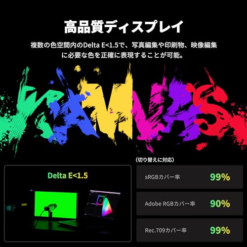 Historia 楽天市場店のHUION 液タブ Kamvas 16（Gen 3） 15.8型液晶タブレット Pentech 4.0搭載 16384レベル筆圧 スタンド付き｜アングル3