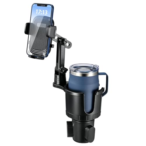 スマホホルダー 車 ドリンクホルダー スマホ 車用 2in1 カップホルダ 多機能 スマホホルダー 車用カップ 車用 2in1 ドリンク 車載ホルダー 360度 回転 携帯ホルダー カップホルダー付き スマホスタンド マウント 車載スマホホルダー カーマウント
