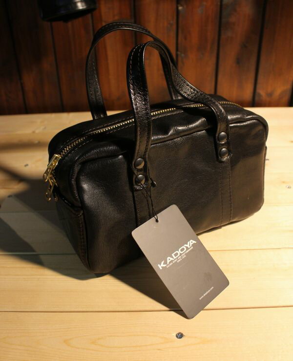 KADOYA　(カドヤ)　KADOYA拘りの純国産 BOSTON BAG ミニボストンバッグ