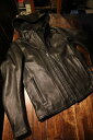 KADOYA(カドヤ)K'S LEATHER RIDERS PARKA ライダースパーカー レザーパーカー 革ジャン サイズ:M/L/LL カラー:ブラック