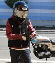 カドヤ(KADOYA) RIDERS DOWN VEST ライダースダウンベスト レザーベスト カラー:ブラック(ゴートスキン) サイズ:3L