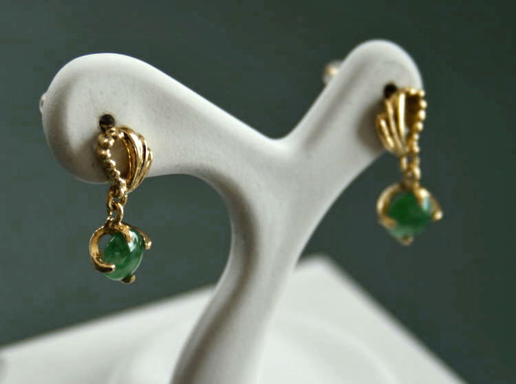 糸魚川翡翠ピアス I00143『元粋 作』